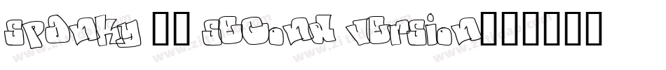 spanky 20 second version字体转换